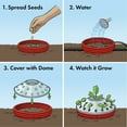 thumbnail image 2 of Rooted Promise Pumpkin Garden Kit Organic Pumpkin Seeds Kids Starter Kit with Grow Rings and Domes 2pk, 2 of 7