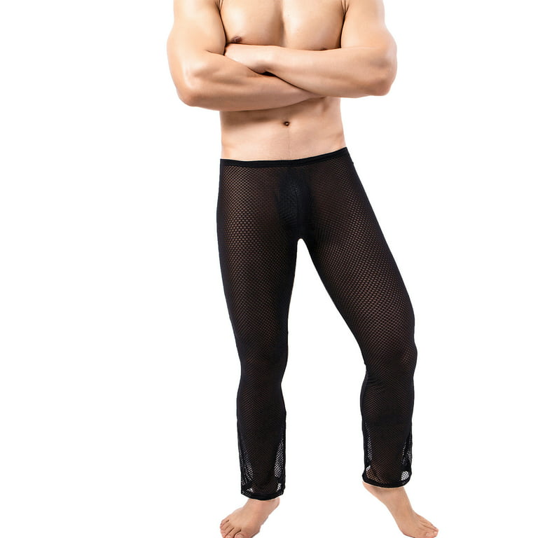 XINSHIDE Men Sexy Underwear Boxer Briefs Mesh Breathable