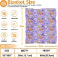 thumbnail image 5 of Halloween Throw Blanket 50x60 Inch Halloween Dinosaur Blankets Soft Lightweight Cozy Plush Blanket for Halloween Decor Kids Boys Girls Gifts, 5 of 6
