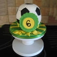 thumbnail image 4 of 4Pcs Soccer Shape DIY Sugar Craft Decorating shape cake molds Fondant Cake Mold Print Plunger Football Cookie Cutter, 4 of 7