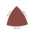 thumbnail image 2 of Uxcell 120 Packs 400 Grits 80mm Aluminum Oxide Triangular Hook & Loop Sandpapers Sanding Pads, 2 of 6