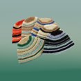thumbnail image 6 of Aellinatey Color Matching Bucket Hat for Adult Outdoor Wide Brim Crochet Fisherman Hat, 6 of 20