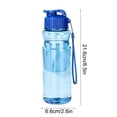 thumbnail image 3 of 550ml Plastic Water Cup Cold Drink Cup Warm Water Cup Convenient Water Bottle Lightweights Sports Accompanying Cup, 3 of 7