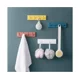 thumbnail image 1 of Juego de 4 ganchos de pared autoadhesivos para colgar abrigos, toallas, albornoces y llaves., 1 of 5