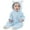 Orange, variant on OUMY Newborn Baby Infant Boy Girl Fleece Romper Hooded Jumpsuit Bodysuit Outfits Clothes