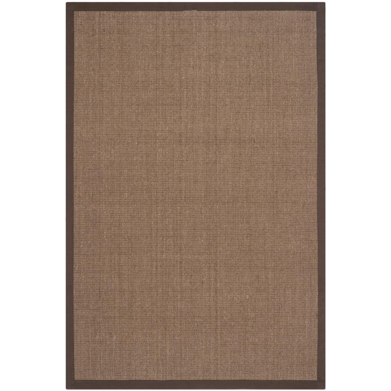 SAFAVIEH Natural Fiber Forrester Border Sisal Area Rug, Brown, 8' x 10'