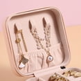 thumbnail image 4 of Jewellery Storage Holder Jewelry Box Travel Jewelry Case Exquisite Large Capacity Scratch  Portable Jewelry Organizer Box For Outdoor Travel, 4 of 6