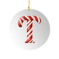 thumbnail image 2 of Ornements d'Alphabet pour Arbre de Noël, 26 Lettres de Canne à Sucre Initiales Pendentif, 26 Lettres Décoration d'Arbre de Noël Pendentif, Décorations Rouges Monogramme Personnalisées pour Cadeaux d'Arbre de Noël Diy, 2 of 5