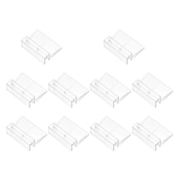 NICEXMAS 10pcs Fish Tank Lid Clamps Acrylic Transparent Fish Tank Supplies
