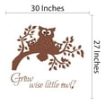 thumbnail image 4 of Animal Wall Decals for Children Playroom - Happy Owl Family with Father, Mother and Baby Owl DIY & Creativity Boy Girl Bedroom Wall Sticker - Size: 30 In x 27 In, 4 of 5