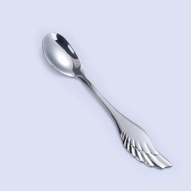 TIMIFIS Coffee Spoon 304 Stainless Steel Lovers Coffee Spoon Valentine's Day Dessert Spoon Fork Gift Tableware Kitchen Appliances
