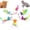 Multicolor, variant on Furry Rattle Mouse Toy Interactive Cat Toy with Feather Tail Realistic Mice Toy for Bored Indoor Adult Cats Durable Faux Fur Pet Exercise Chasing Play Toy Multicolor