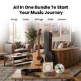 thumbnail image 3 of Fender FA Series Dreadnought Acoustic-Electric Guitar - Natural w/ Hard Case, 3 of 8
