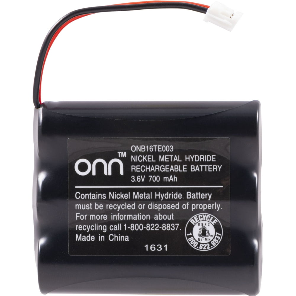 onn. Cordless Phone Battery, 3.6V 700Mah Nimh