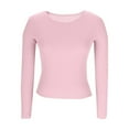 thumbnail image 6 of EDFBUYKRS Ladies Tops Business Dressy Casual Blouses Spring Fall Long Sleeve Silk Tunic Tops Womens Dressy Shirts Loose Casual T-Shirts Temperament Work Blouse Xxl, 6 of 7