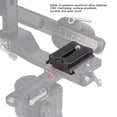 thumbnail image 4 of Camera Quick Release Plate, Aluminum Alloy Quick Release Plate CNC Machining with D Shaped Lock for Tripod Ball Heads, 4 of 8