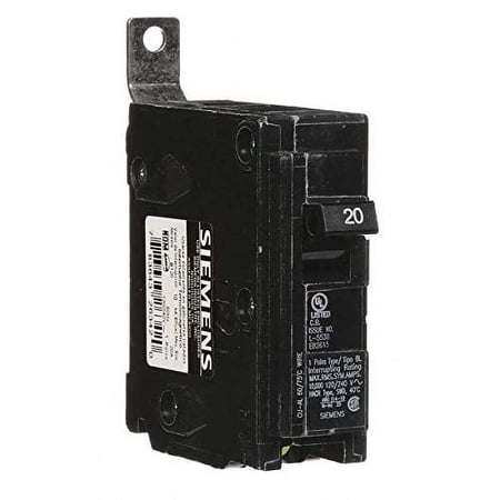 Siemens B120 20-Amp Single Pole 120-Volt 10KAIC Bolt in Breaker