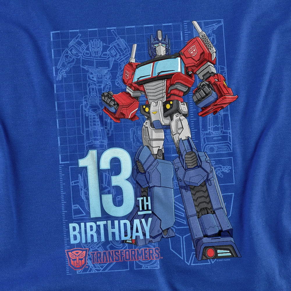 Transformers T-Shirt Transformers 13Th Birthday Unisex Graphic Tee For Men & Women