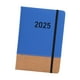 thumbnail image 5 of Cuaderno planificador 2025, cuaderno de agenda, cuaderno A5, tapa de PU, organizador de gestión del tiempo Azul, 5 of 9