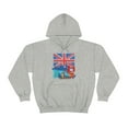 thumbnail image 2 of Famous Cities And Places - London Unisex Heavy Blend™ Hooded Sweatshirt, 2 of 9