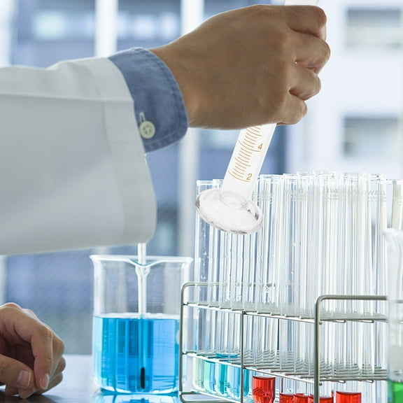 SHOWERORO 3pcs Laboratory Tool Beaker Conical Flask Measuring Cylinder Glass Material Leak For Scientific Experiments