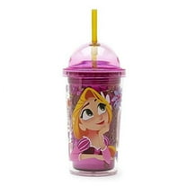 Disney Parks Rapunzel Tangled Domed 12 oz. Tumbler with Straw