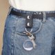 thumbnail image 4 of 4Pcs PU Leather Duty Belt Keeper and Double Snap Belt Keeper Loop Duty Keepers Fit Security Tactical Duty Belt Keepers, 4 of 5