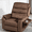 Coffee, variant on JUUXO Lay Flat Recliner with Tabletop - Wireless Phone Charger, Cup Holder & Lumbar Pillow - Dual Motor Lift Chair Fully Recline Length 74.8 inches - Perfect for Big & Tall - 400 lbs Capacity