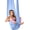 Blue, variant on Silk Aerial Yoga Swing & Hammock Kit for Improved Yoga Inversions, Flexibility & Core Strength