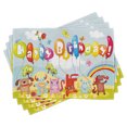 thumbnail image 1 of Ambesonne Birthday Party Place Mats Set of 4, Farm Barn Animals, Standard Size, Multicolor, 1 of 6