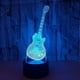 thumbnail image 4 of 1pcs 3d Guitar Led Lamp Art Deco Lamp Lights Led Decoration Light Remote Touch Control 7/16 Colors Usb Powered Kids Gift Birthday Christmas Decoration, 4 of 5