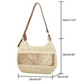 thumbnail image 3 of MIASHUI Stylish Shoulder Bags for Women - Large Capacity Daily Use Crossbody Handbag Tote for Beach Commute and Travel, 3 of 9