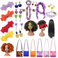 thumbnail image 2 of Encanto Cosplay conjuntos peluca gafas pendiente colgante Mirabel Isabella bolsos corona sombreros Halloween Navidad Fiesta regalos niños Gao Jinjia LED, 2 of 2