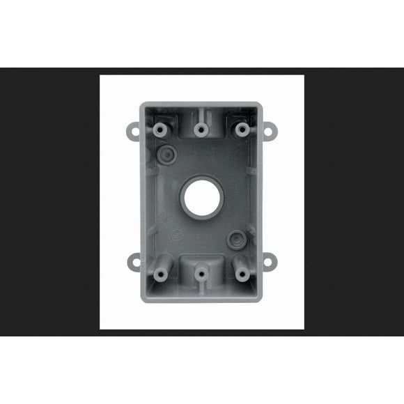 Caja eléctrica Sigma 11x10x5 cm, 1 unidad, resistente a la intemperie, gris