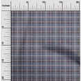 thumbnail image 1 of oneOone Georgette Viscose Fabric Tartan Check Print Sewing Fabric BTY 42 Inch Wide, 1 of 4