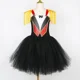 thumbnail image 5 of Disfraz de maestro de ceremonias de circo para niña, con borlas negras, charreteras, vestido de tutú de El Gran Showman, ropa de fiesta de carnaval de Halloween para niños, 5 of 5