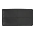 thumbnail image 4 of Carlson 27 inch Wide Mid Century Small Ottoman Bench in Distressed Black Vegan Faux Leather, 4 of 11