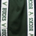 thumbnail image 2 of Men's Fanatics Navy/Hunter Green Milwaukee Bucks Big & Tall Tape Mesh Shorts, 2 of 2