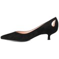 thumbnail image 3 of Journee Womens Goldie Pointed Toe Kitten Heel Pumps, 3 of 10