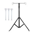 thumbnail image 1 of LOVIVER Lanterne de Camping Support de Lanterne Portable Noir Noir, 1 of 8
