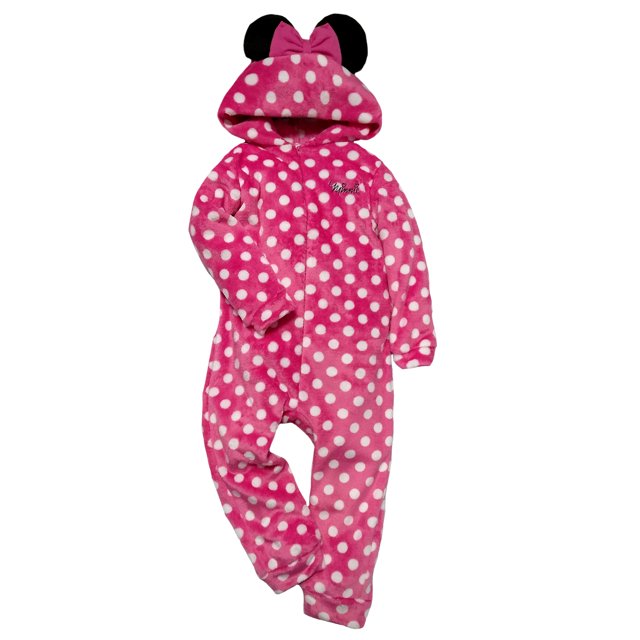 Mameluco con Gorro Bordado Disney Minnie para Niños Talla 10 años Disney Pijamas para Niños