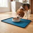 thumbnail image 3 of Vibrant Life Silicone Feeding Mat for Pets, Blue, 23.4 in x 15.75 in, 3 of 10