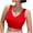 Red, variant on LLYWEY Women Bras Push up Comfy Sports Bras Women Ladies Full Coverage Bra Style-1350 Women's Plus Scoop Bra Feature Adult Female Plus Size Sports Bras Black 40B
