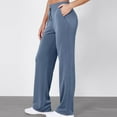 thumbnail image 5 of CaiJunJia Women's Wide Leg Sweatpants Casual Drawstring High Waisted Wide Straight Leg Lounge Pants with Pockets, 5 of 6