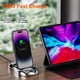 thumbnail image 5 of Estación de carga magnética 3 en 1 Cargador rápido de 100 W con USB-C y cable para iPhone, soporte para teléfono, base de carga inalámbrica, 5 of 6