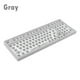 thumbnail image 3 of Kit de teclado mecánico de 98 teclas intercambiables en caliente con luz RGB gris, 3 of 9