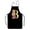 Monogrammed-b, variant on Floral Monogrammed Apron For Women, Small, Black