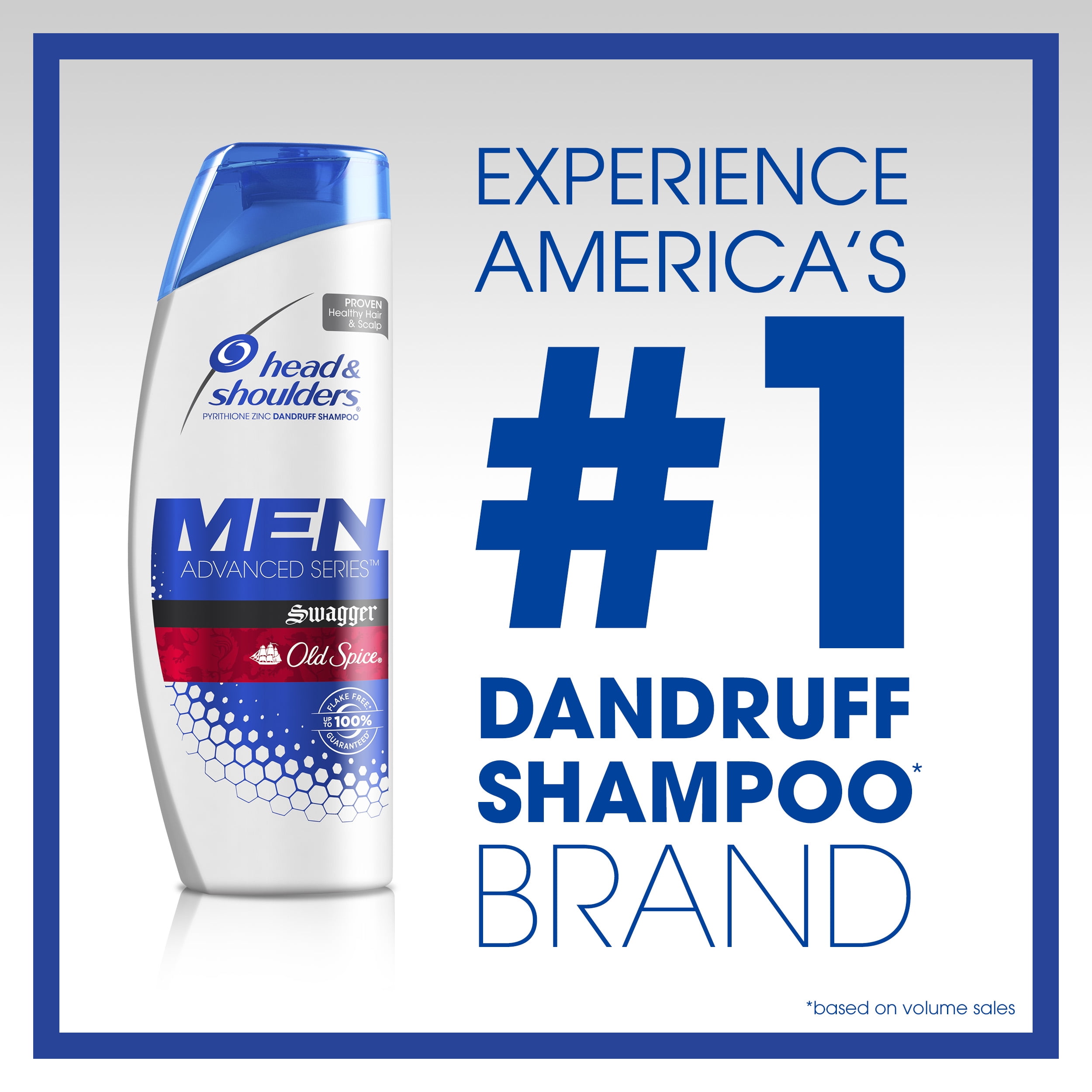 Head and Shoulders Dandruff Shampoo, Old Spice Swagger, 12.8 fl oz