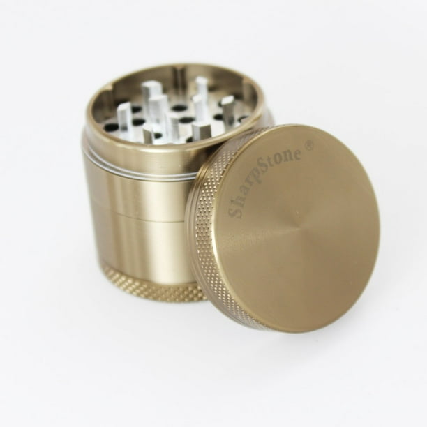 Sharp Stone Official Authentic Small 4 Piece Grinder Hard Top 1.5