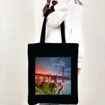 thumbnail image 1 of Bolso de mano plegable con bandera de oso del Estado de California, bolso de mano Vintage de San Francisco, Golden Gate Bridge, Palm, Harajuku, Shopper, 1 of 2